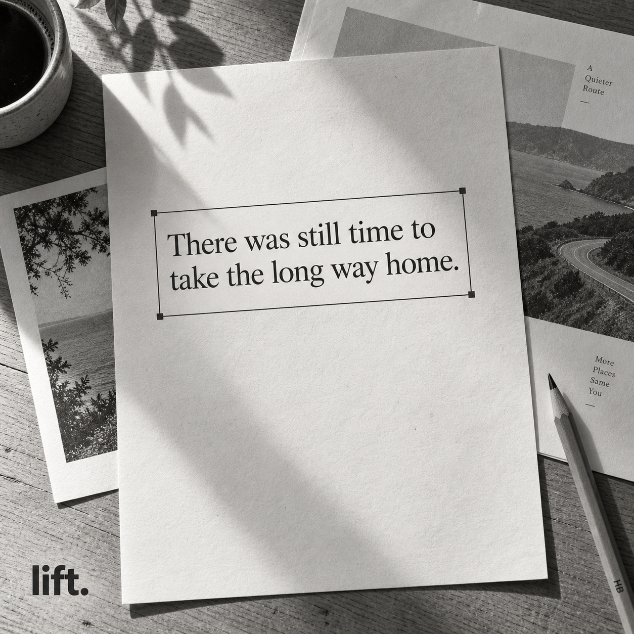 Printed-page editorial artwork for Lift